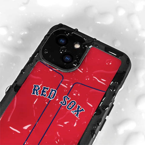MLB Boston Red Sox Alternate/Away Jersey iPhone 15 Waterproof Case